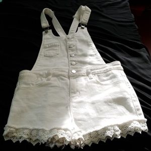 Bib overalls shorts